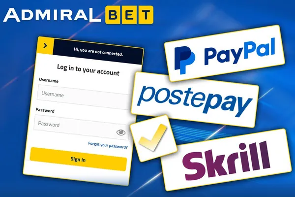 Metode de plată AdmiralBet